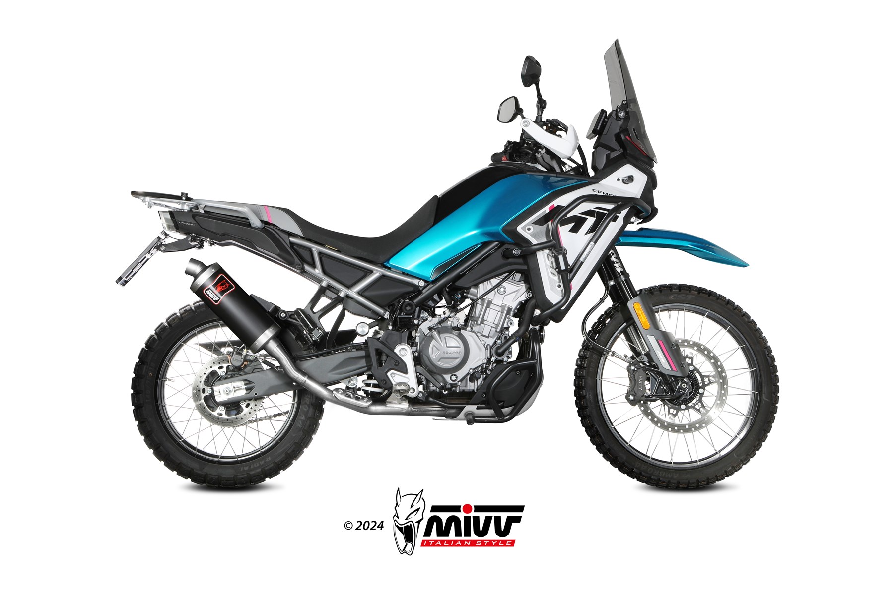 MIVV Exhaust for the CF Moto IBEX 450 / 450 MT MIVV Exhaust for the CF Moto IBEX 450 / 450 MT